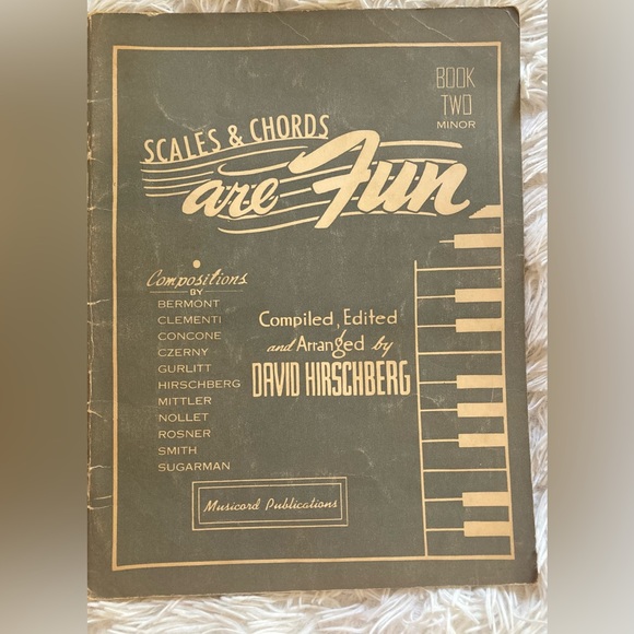 Scales & Chords Are Fun Books David Hirschberg Piano Sheet Music 1948 Book Two - Picture 1 of 6